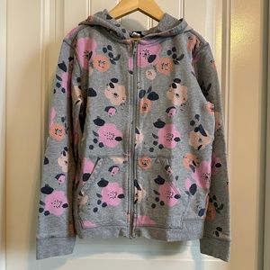 Tea Collection Girls zip up Hoodie size 10